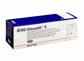 Шприц BD Discardit II двухкомпонентный с иглой 10 мл